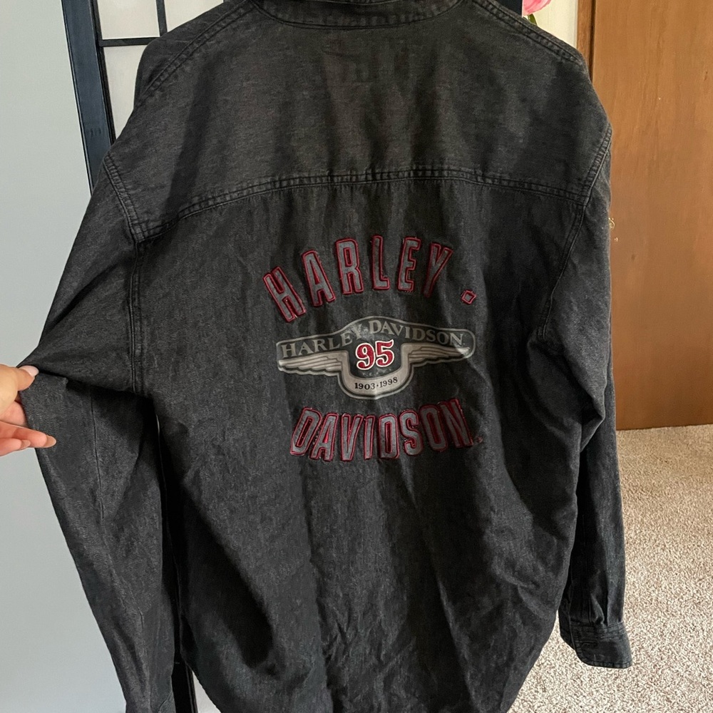 Vintage Harley Davidson Shirt 🏍️⚡️❤️‍🔥 Chill Laidback Fit😎